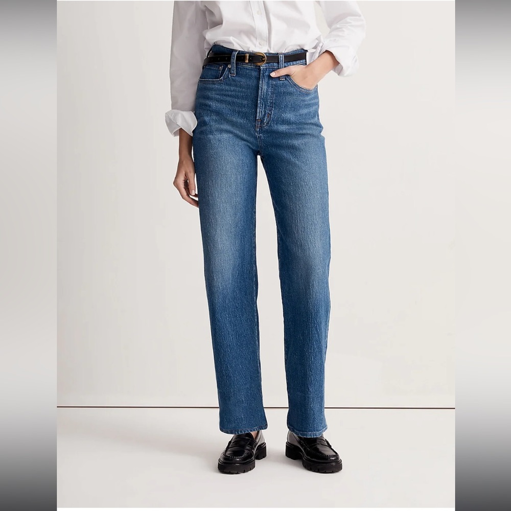 Madewell The Petite Perfect Vintage Wide Leg Jeans size Petite 25